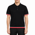 Four-Bar Stripe Knit Polo | Thom Browne