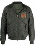 Barbour International quilted embroidered jacket