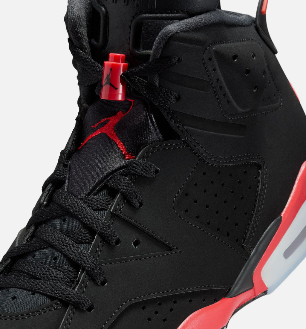 Air Jordan 6 Retro Infrared Salesman | Men's Lifestyle Shoe | Black/Infrared