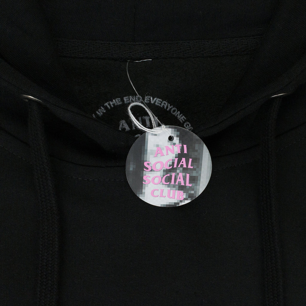 BLACK GLITTER 'BLINDED' HOODIE