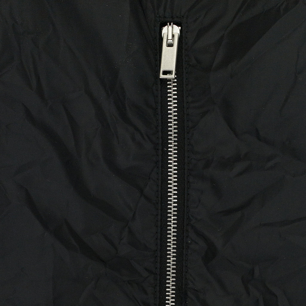 BLACK ANORAK LONG RAINCOAT