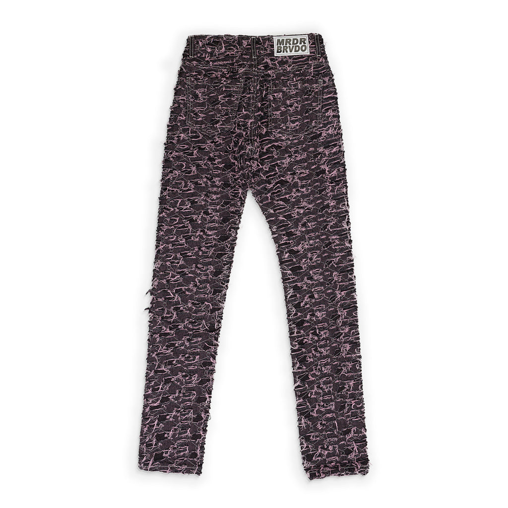 PINK HUSK STRAIGHT-FIT JEANS