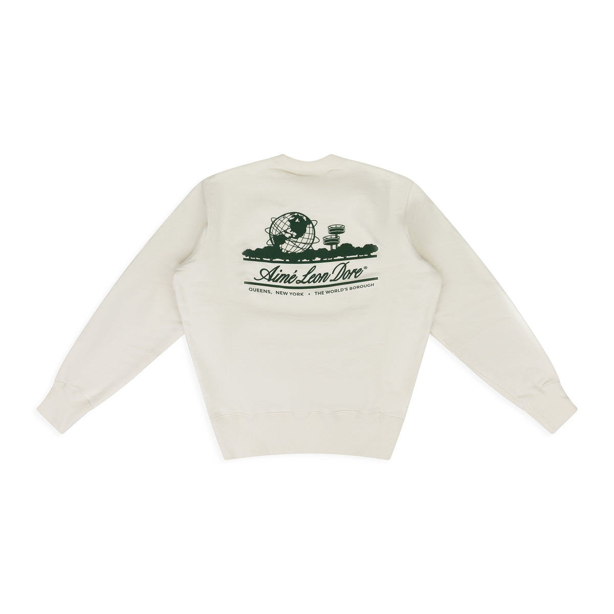 White Unisphere Crewneck Sweatshirt
