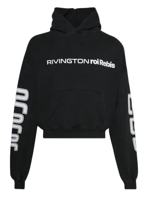 RRR123 Metanoia logo-print hoodie