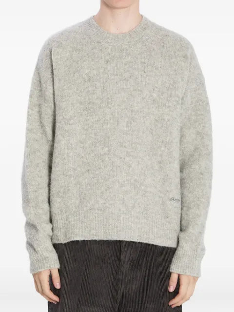 AMI Paris ribbed crew-neck sweater
