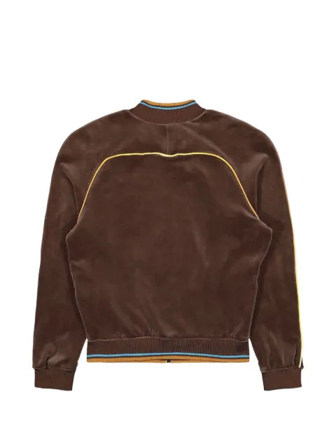 Casablanca Velour logo-patch velour jacket