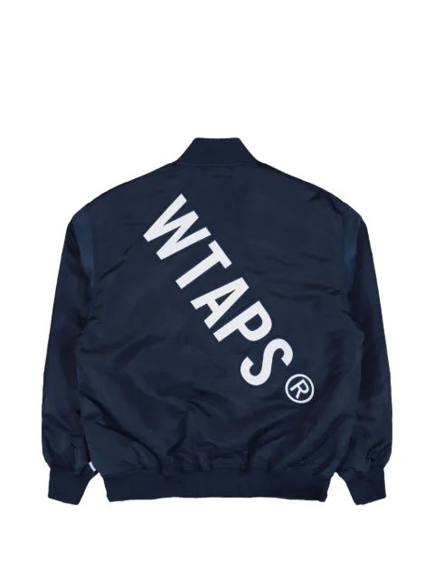 WTAPS logo-printed bomber jacket