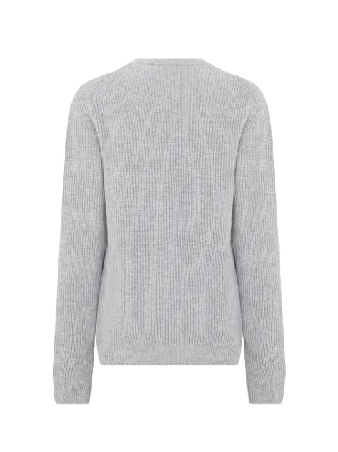slowear ribbed-knit crew-neck sweater