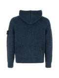 Stone Island 5100065 mouliné cotton-chenille zip-up sweater