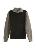MM6 Maison Margiela layered-effect ribbed-sleeve sweater