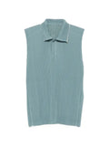 Homme Plissé Issey Miyake pleated sleeveless sweater