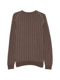 BOSS Simond chevron-knit sweater