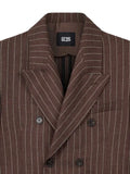 GCDS pinstripe double-breasted blazer