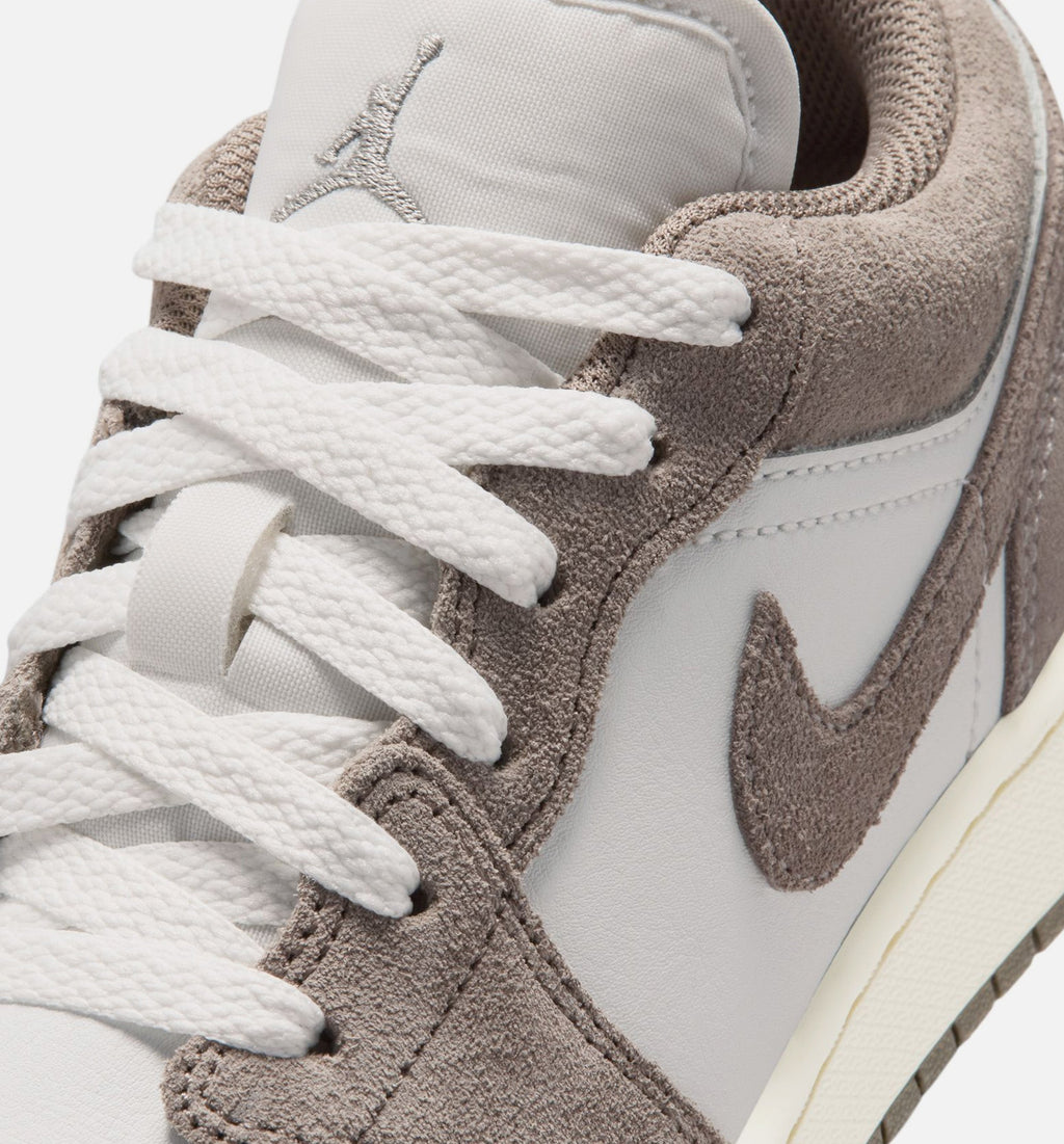 Air Jordan 1 Low Grade School - Olive Grey/Enigma Stone/Summit White