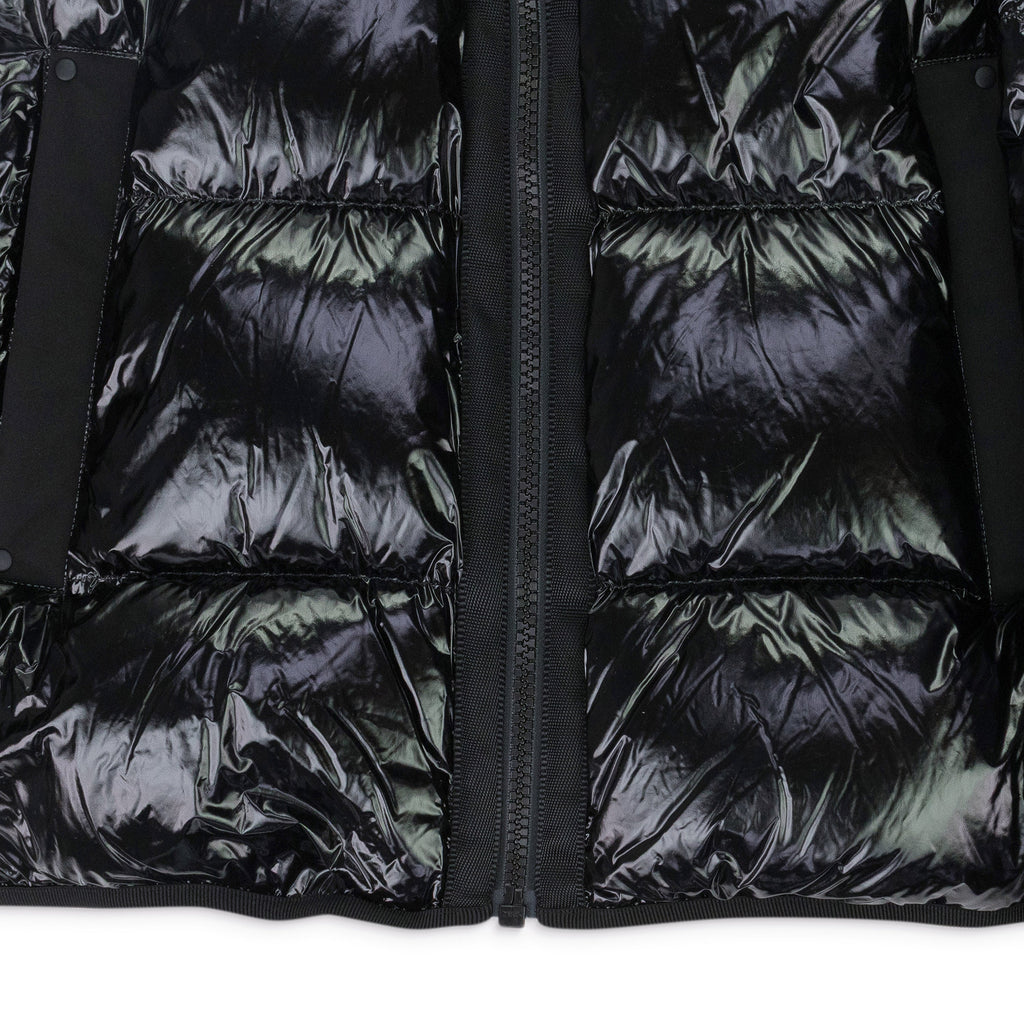 Black / Black Dugald Puffer Coat