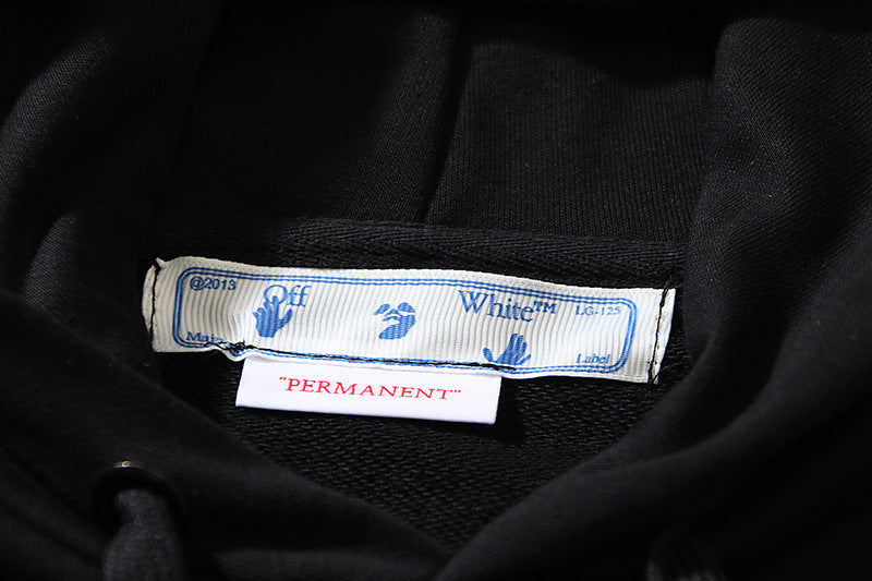 Off-White Diagonal Stripe Hoodie – Unisex Streetwear