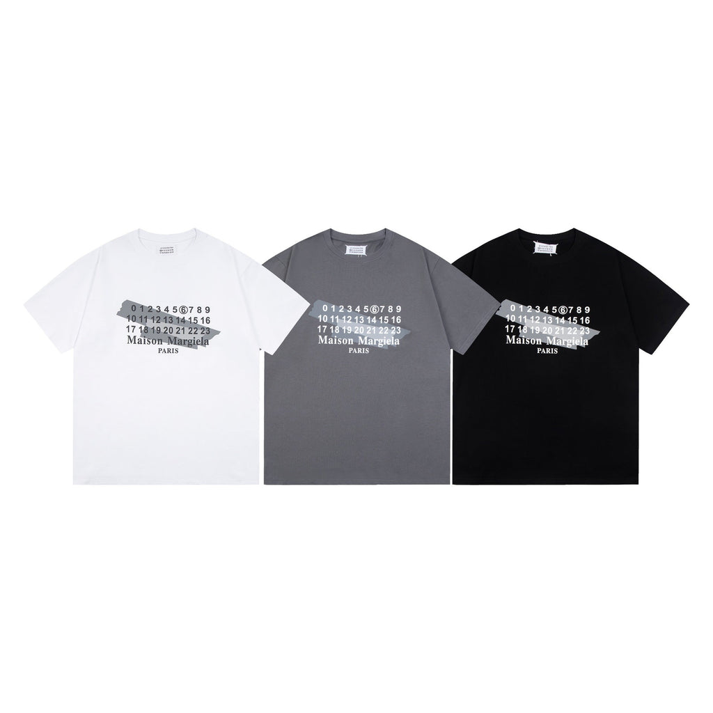 Maison Margiela T-shirt Crew Neck, Loose Short Sleeve T-shirt
