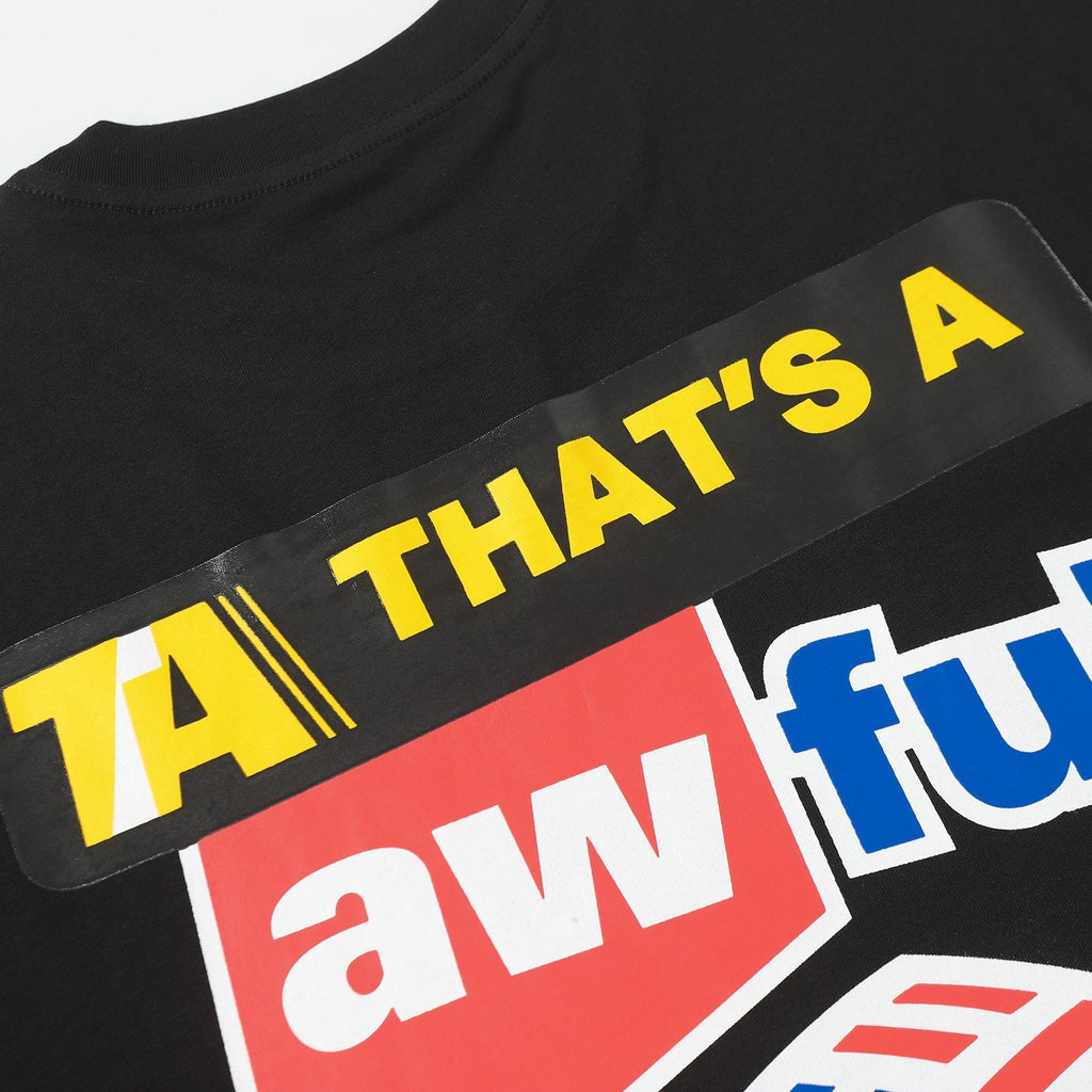 THAT'S A AWFUL LOT OF COUGH SYRUP Front & Back Graphic Short-Sleeve T-Shirt