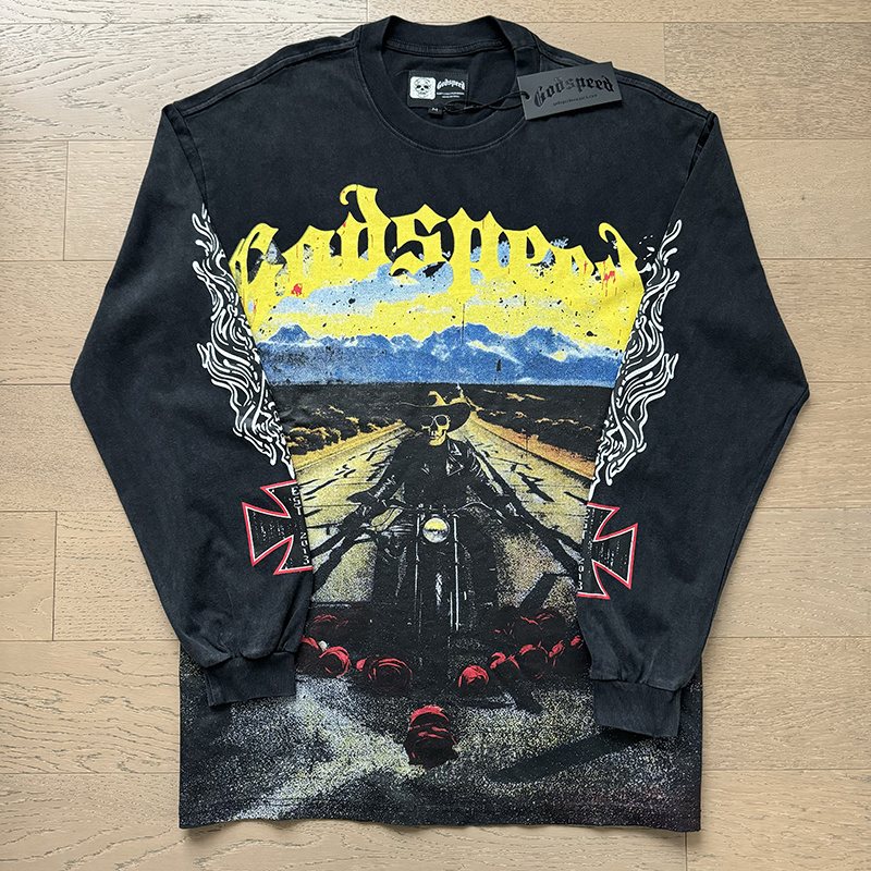 Godspeed Out of Many One Graphic Long-Sleeve T-Shirt