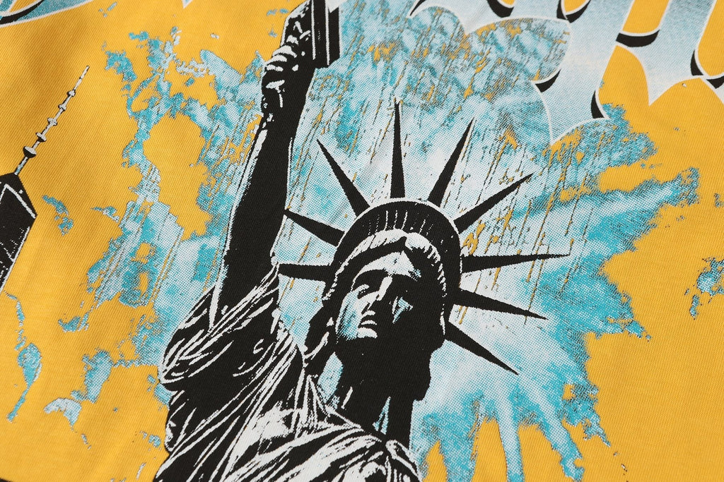 Godspeed Yellow Statue of Liberty Graphic T-Shirt