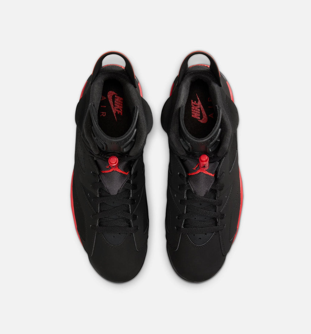 Air Jordan 6 Retro Infrared Men's Lifestyle Shoes | Black / Light Crimson