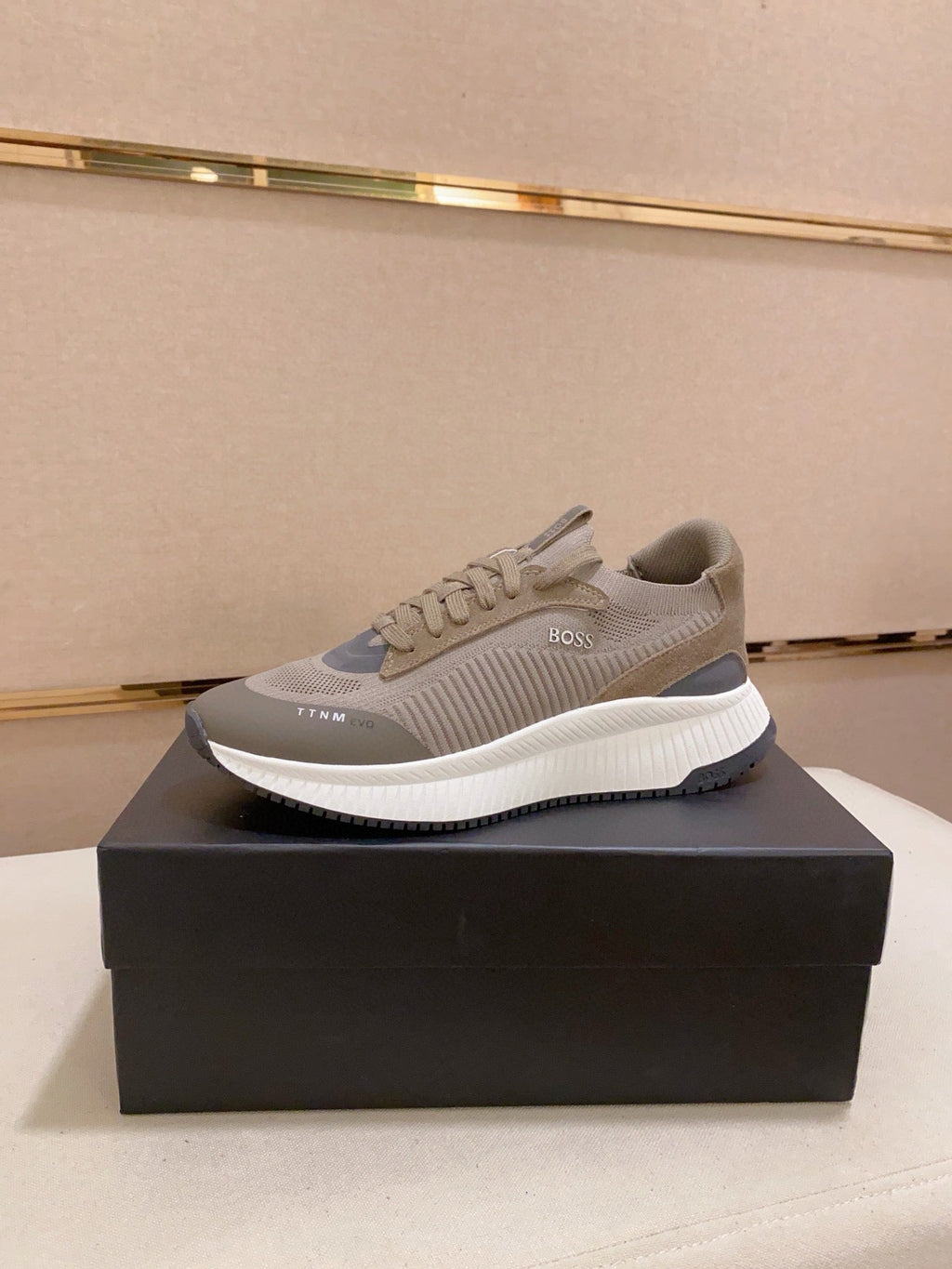 Boss Latest Casual Fly-Knit Sneakers