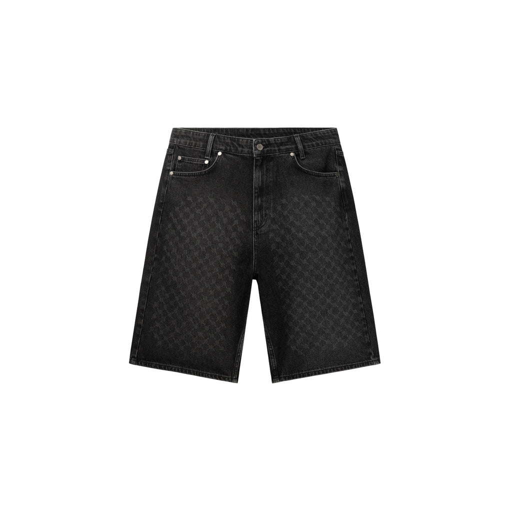 Daily Paper Laser Monogram Denim Short