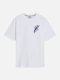 S&S Delfts Blauw Front and Back Artwork Relaxed-Fit Tee