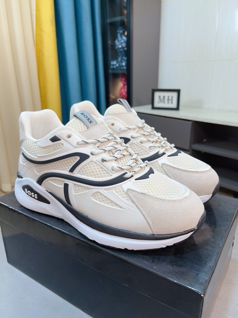 Hugo Boss Mesh Panel Sneakers