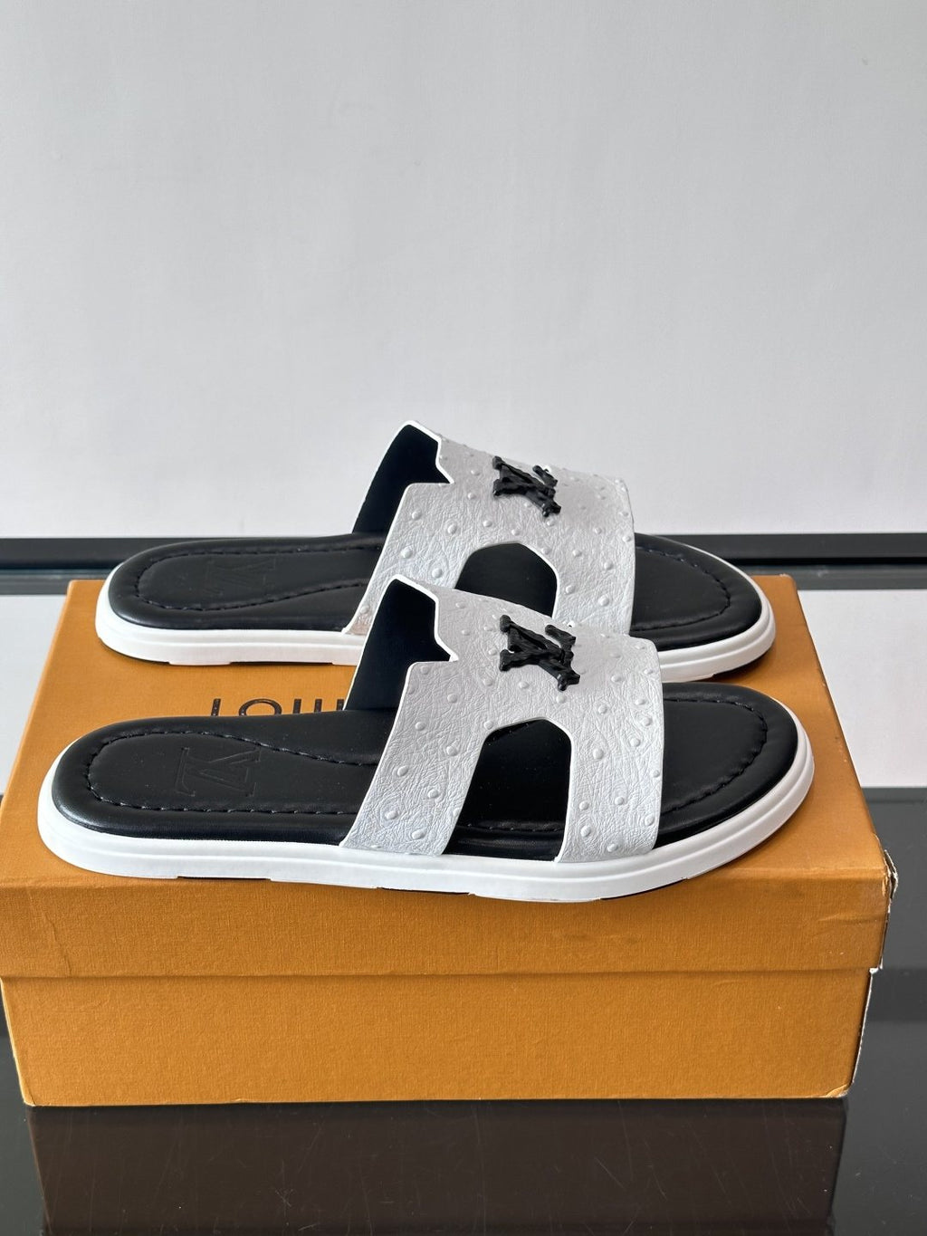 Louis Vuitton Isola Monogram Slide Sandals - Molded Footbed