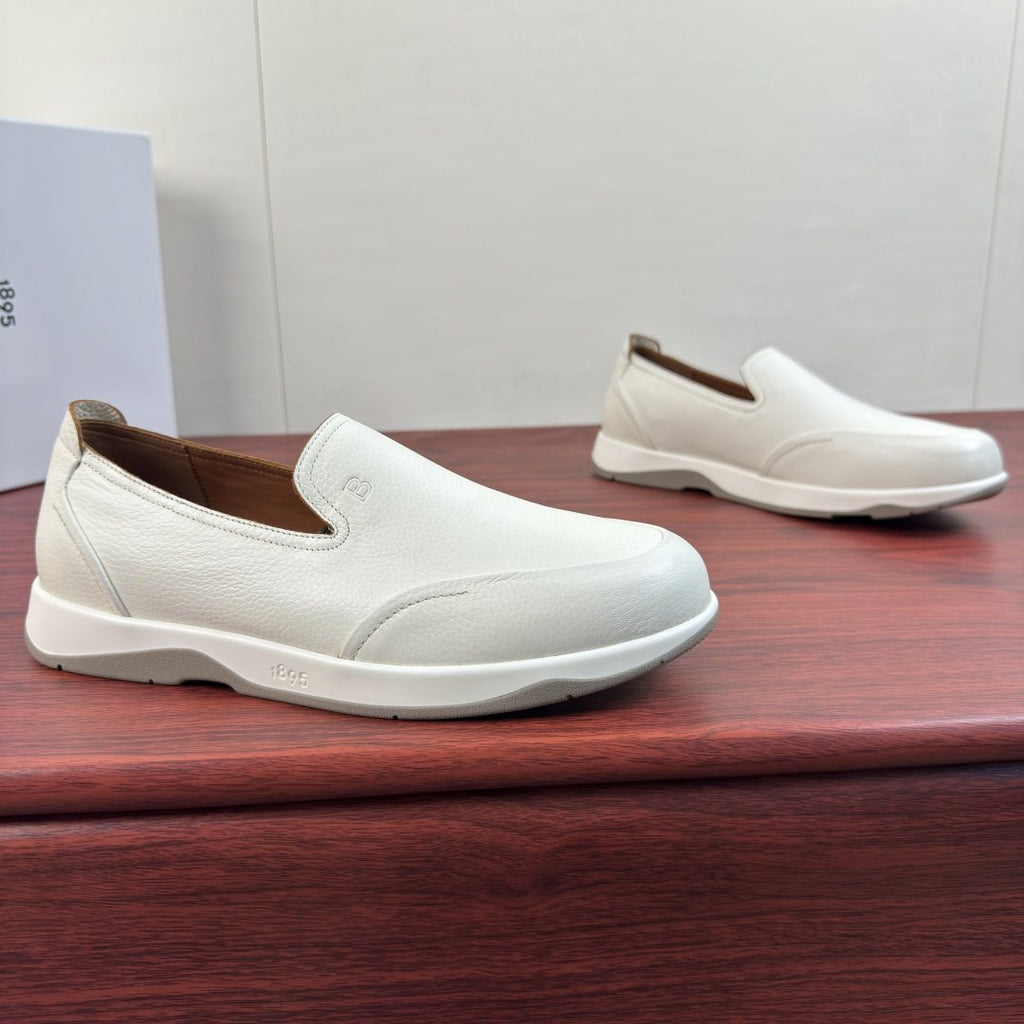 Berluti Pebbled Leather Slip-On Loafers
